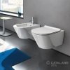 Catalano ZERO 55 miska WC wisząca bezrantowa z deską wolnoopadającą biały połysk 0111550001 + 0551200001 +9056060000